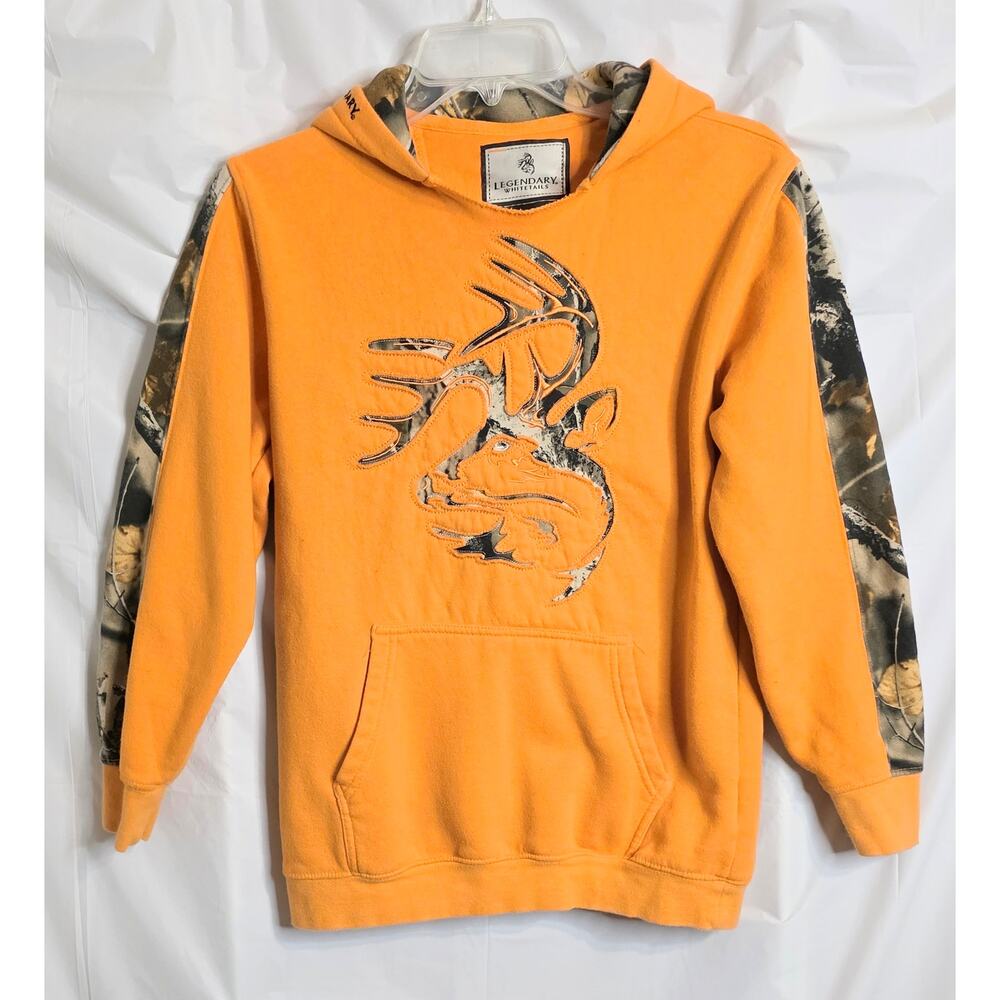 Legendary Whitetails Orange Camo Hoodie